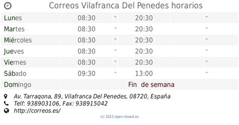 Horarios de apertura Pepco Vilafranca del Penedes Av. Ronda。